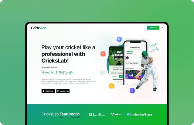 CricksLab – Smarter Cricket UX
